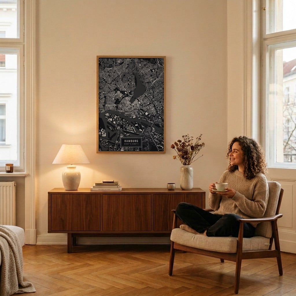 Gerahmtes Poster